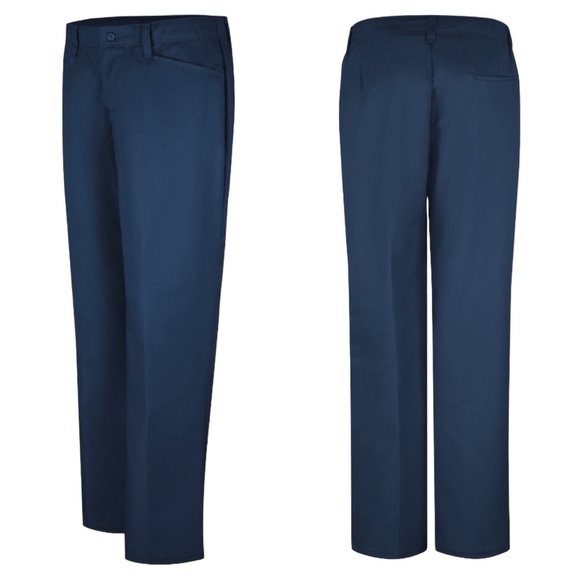 NEW Red Kap Navy Blue Work Pants Uniform Trousers Business Casual Womens‎ sz 16 - Picture 1 of 5